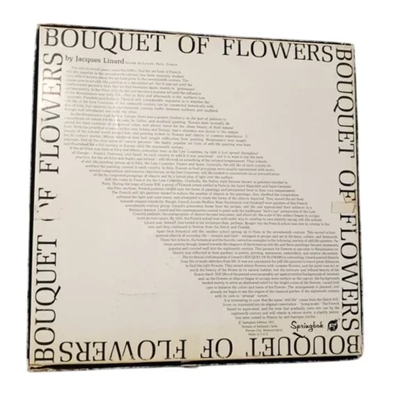 “Bouquet of Flowers” by Jacques Linard 1971 Springbok Art puzzle Complete VTG - Picture 4 of 7